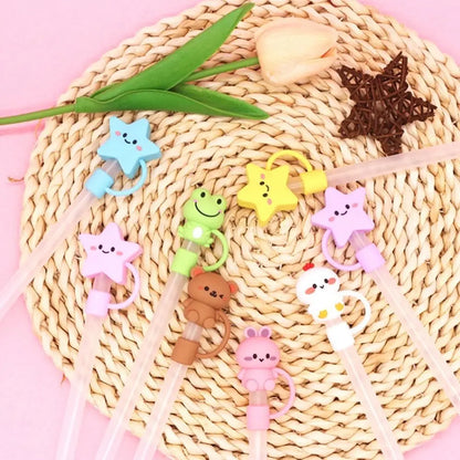 Cute Straw Cover Toppers for Tumblers and Stanley Straws