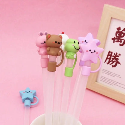Cute Straw Cover Toppers for Tumblers and Stanley Straws