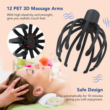 Electric Scalp Massager-Hands Free