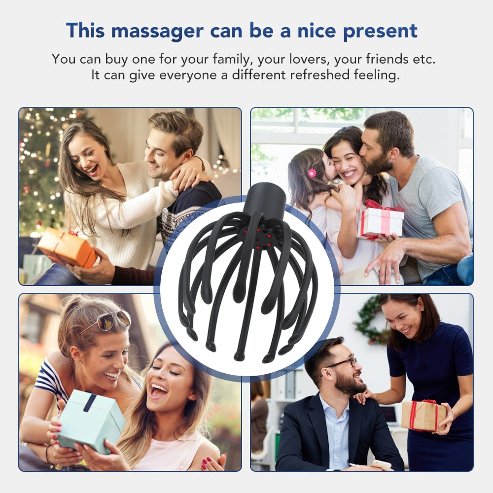 Electric Scalp Massager-Hands Free