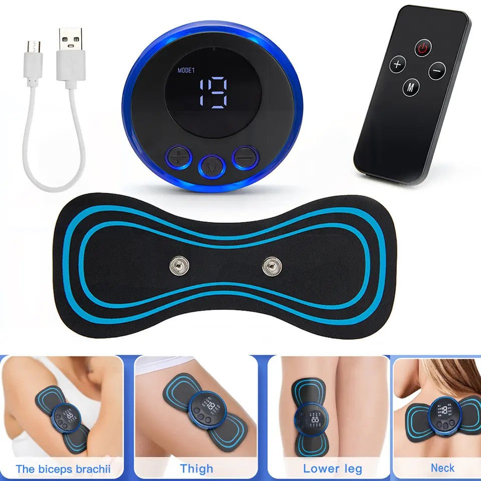 Neck Massage Patch - Portable and Mini Microcurrent Electric Massager   Electric Full Body Massage Tool for Arms, Breasts, Neck, Shoulders, Legs  A/v : : Health, Household & Personal Care